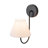 1 - Linen Light Shade Wall Light
