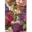 Papier peint floral, botanique, décoration murale rétro