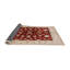 Tapis ivoire / rouge Roald-485788946