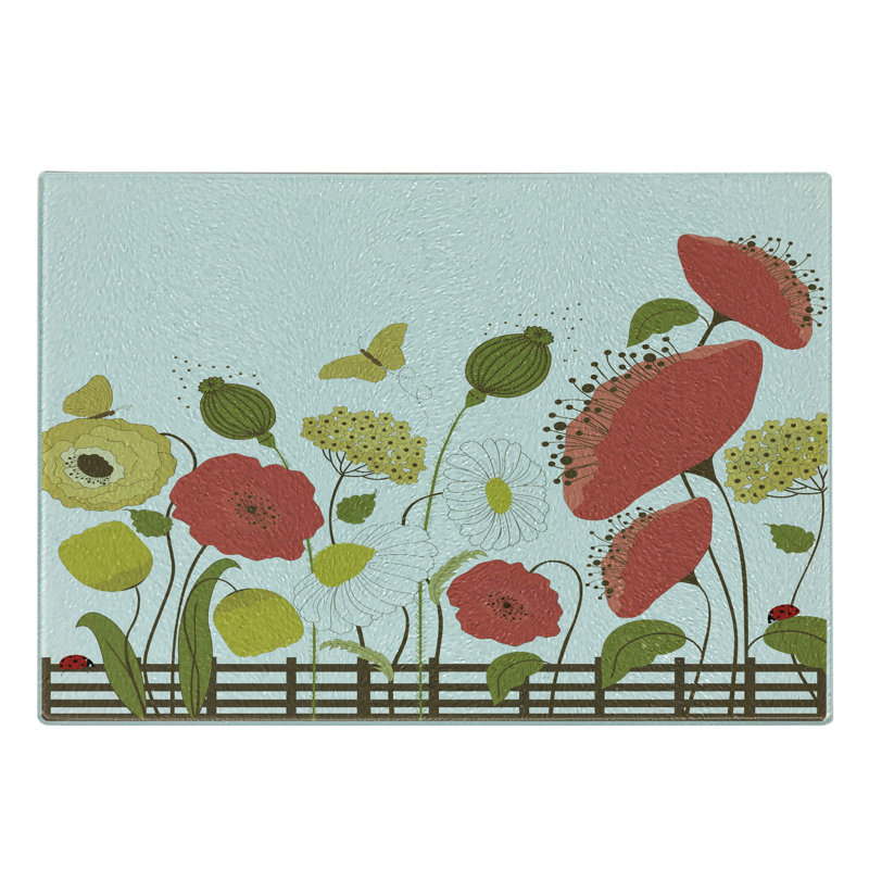 Planche à découper en verre trempé Ambesonne