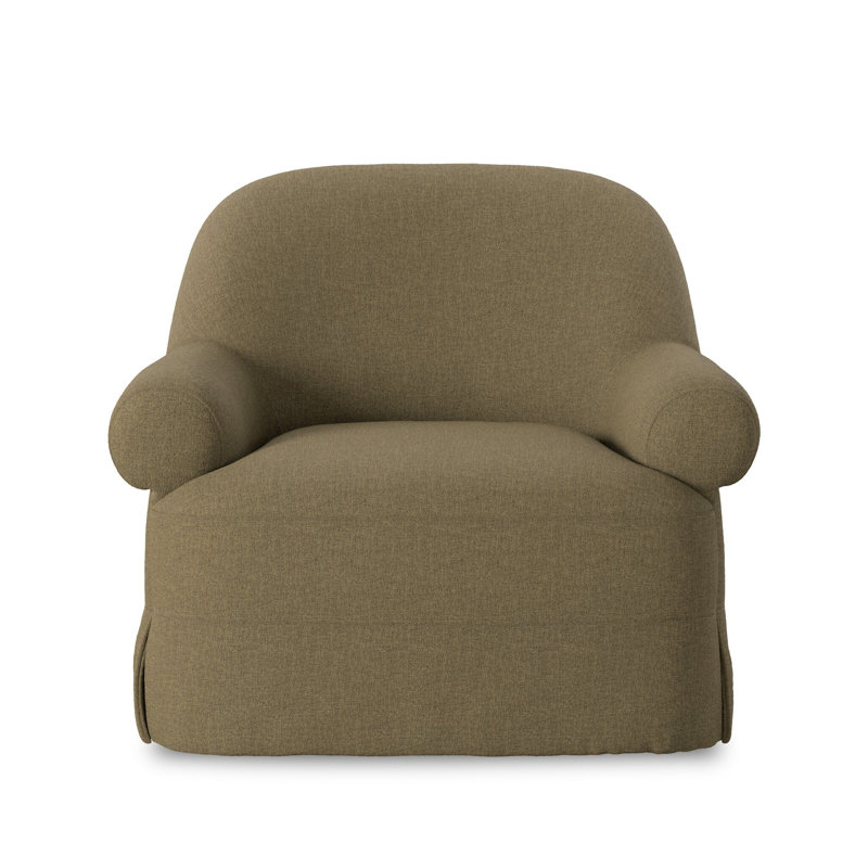 Arden Swivel Chair, Broadway Olive