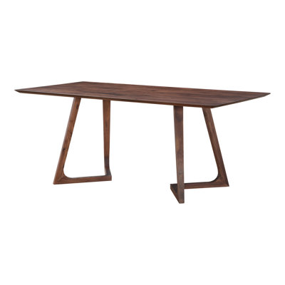 Fischer Walnut Wood Dining Table