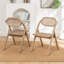 Chaise pliante en bois massif Reseda