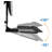 Mount-It Height Adjustable Monitor and Keyboard Wall Mount with CPU Holder | 25 Inch Wide Platform