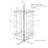 24 Pocket 5X7 Greeting Card Rack Post Card Display Rack Stand Countertop Spinner Rack