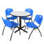 Table de salle à manger Regency Cain-73413363-73413368