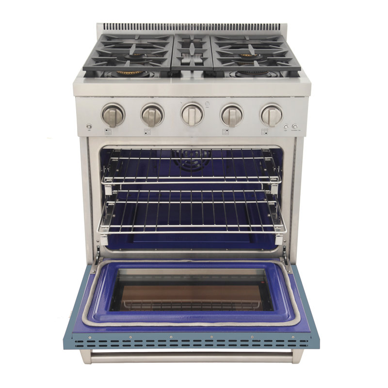 Kucht 30'' W Free Standing Range, Liquid Propane, Light Blue