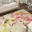 Tapis ivoire / vert / rouge à motif floral Adelinah-20617745