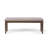 Waverly 48"W Linen Look Traditional Tufted Ottoman Bench with Carved Legs-1209999704