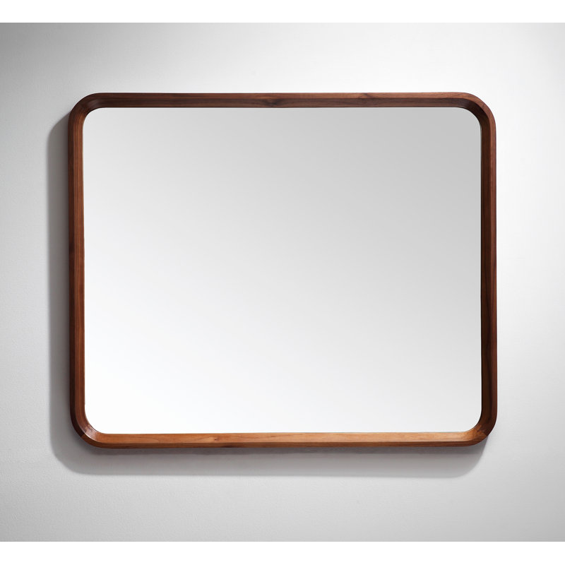Vela Mirror, Walnut, 29.5" x 55"