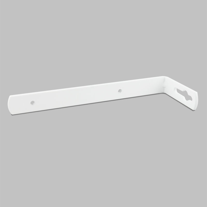 L Shape Support Bracket, 0.65" H x 6" W x 2" D