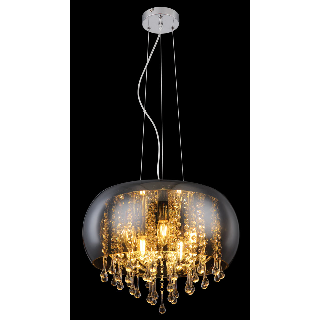 Amaia 5 - Light Chrome Crystal Pendant