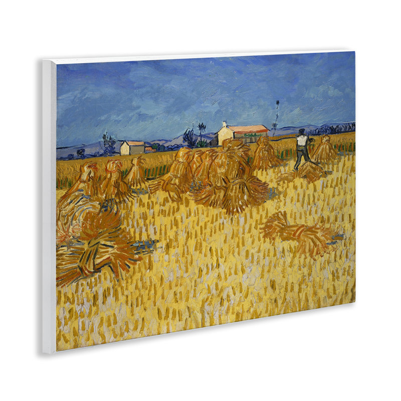 "Van Gogh Corn Harvest", art mural par one1000paintings