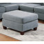 Repose-pieds de salon en tissu 1pc