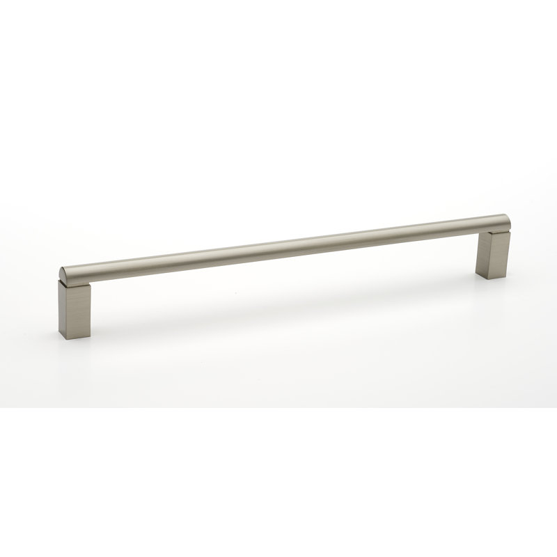 Tirette de bar Vogue, Nickel satiné, 12"