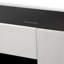 OneConcept 110cm W Silver Bio-Ethanol Fireplace Insert