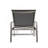 1PC Patio Rust Resistant Aluminum Frame Chaise Lounge With Mesh Seat & Armrest-250116630