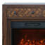 Dwyla Modern Transitional 32" Chevron Electric Fireplace Console TV Stand - Oak