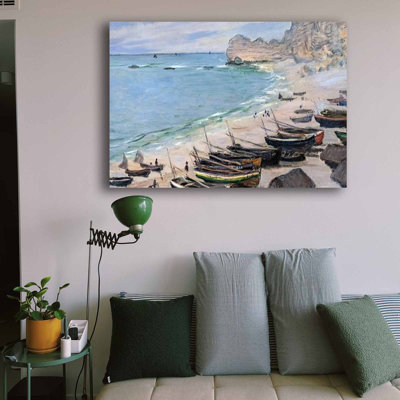 Claude Monet - peinture sur toile tendue