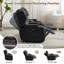 Power Recliner Loveseat Sofa With Console, Bluetooth Speaker And Led Lights-129877075