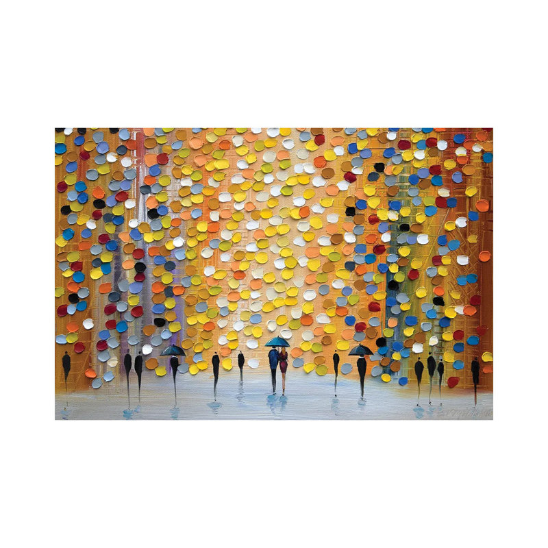 Lovely Rain by Ekaterina Ermilkina - Wrapped Canvas Gallery-Wrapped Canvas Giclée, 20.32 cm H x 30.48 cm W