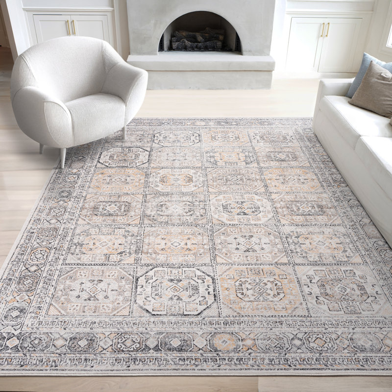 Saxton Power Loom Oriental Area Rug, Rectangle 7'11'' x 9'11''