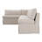 Gusella Slipcover Dining Banquette Beige 121In-127271397-127271404