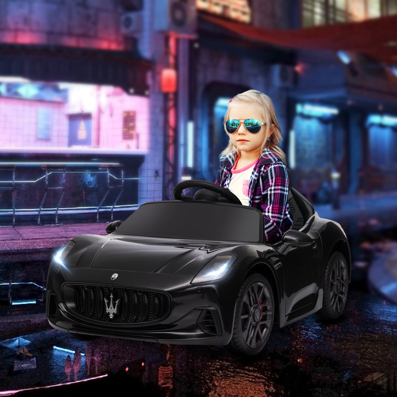 Voiture électrique 12 V pour enfants Maserati Gran Turismo, Noir, noir, noir, noir