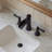Widespread Waterfall 2-Handle Bathroom Sink Faucet with Drain Assembly-126537141