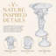 Table d'appoint 19,69 po en résine de cerf blanc