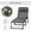 Chaise longue d'extérieur en métal Sidse