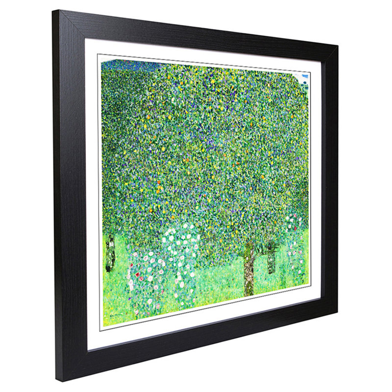 Gustav Klimt - Single Picture Frame Painting, Black