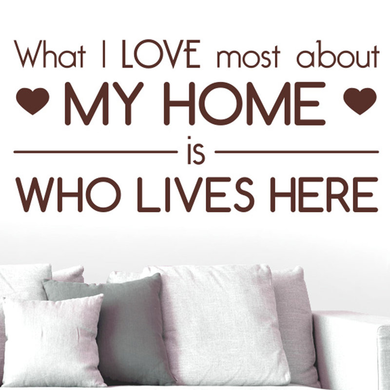 Wall Decal, Brown, Medium