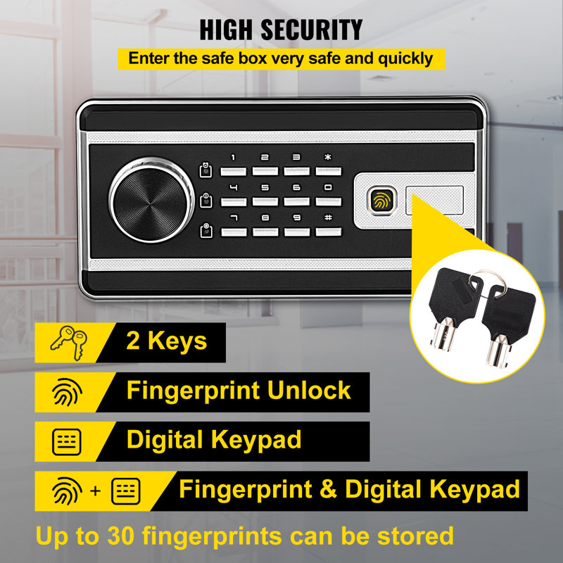 Security Safe Lock, 39.9cm H x 35.6cm W x 30.5cm D