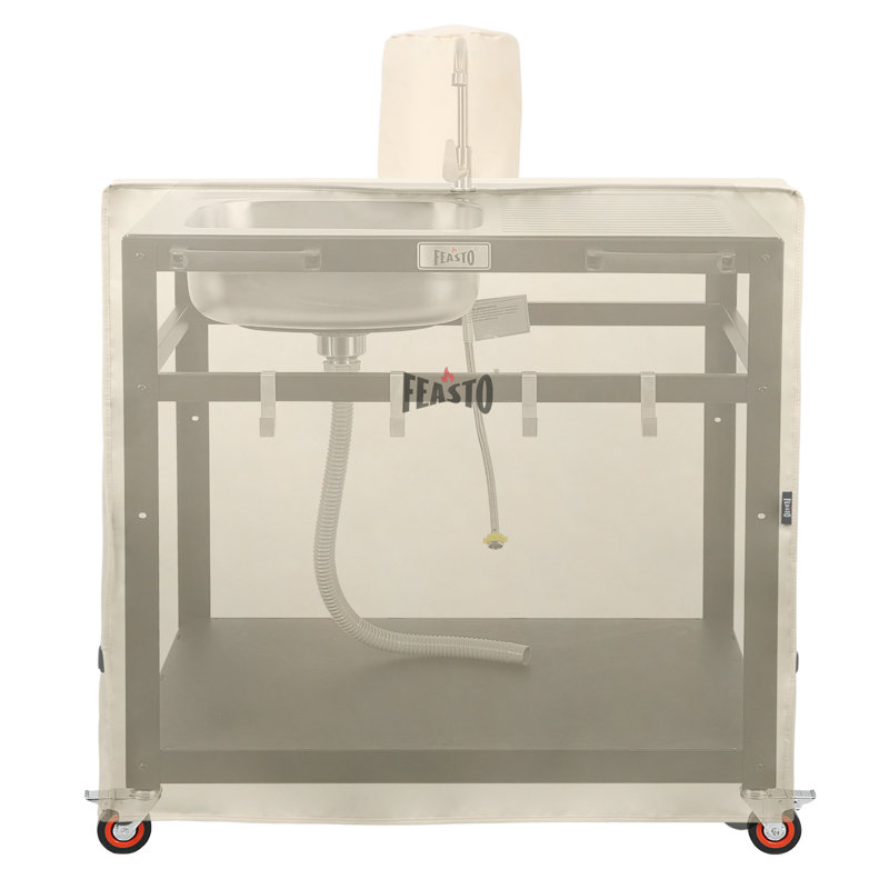 Feasto Beige Heavy Duty Waterproof Grill Cover with Handles