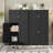 Jussiah Storage Cabinet,Bathroom Storage Cabinet with 4 Doors & Adjustable Shelf-419134205