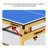Indoor Household Foldable Ping Pong Table with Rolling Wheels