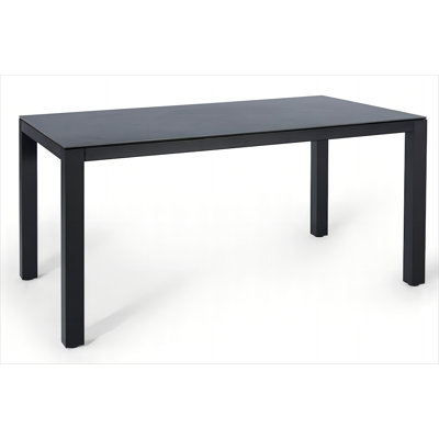 Miriel Rectangular Metal Outdoor Dining Table , 215cm cm W 90cm cm D