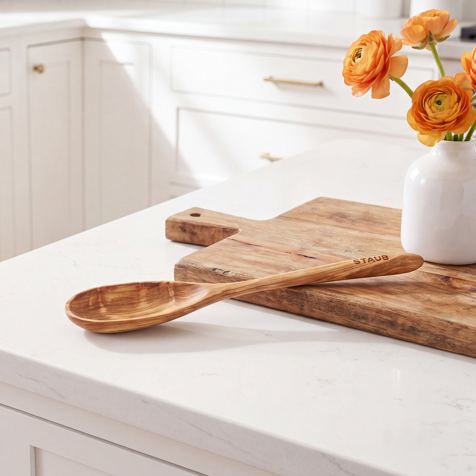 Staub Olivewood Cooking Spoon