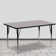 Goddard 24''W x 48''L Rectangular HP Laminate Activity Table - Adjustable Legs