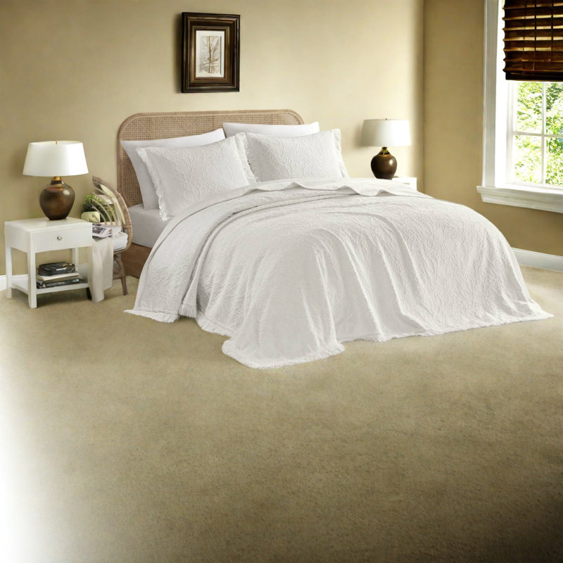 Elegant Oversized Bedding Sets, Polyester Cotton Blend For Modern Home