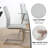 Gracieleigh Glass Top Pedestal Dining Set-407129206-408505289-403140073