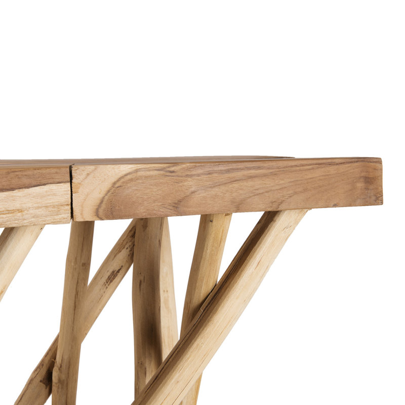 Burnt Store Marina 120cm Solid Wood Console Table