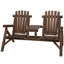 Banc Adirondack avec table basse centrale