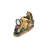 Aspen Creative 5E4E1710868B46D6B99D6FD60DF86959 Four Pack Set, Turtle on a Motorcycle Solar LED Accent Light Statue, 10" Length