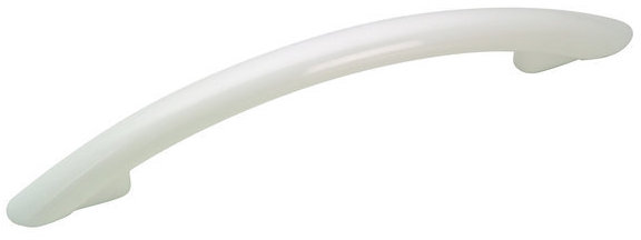 Poignée en plastique 4 po Expression, Blanc