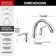 Double Handle Deck Mounted Roman Tub Faucet with Rough-in Valve