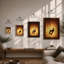 Liquid in Motion Modern - Framed Print-1360828333-1360828332