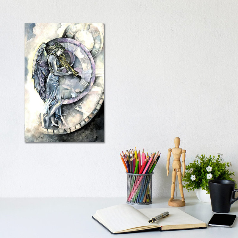 Angel Of Time by Fanitsa Petrou - Wrapped Canvas Gallery-Wrapped Canvas Giclée, 20.32 cm H x 30.48 cm W