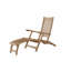Tropicana Reclining Teak Chaise Lounge